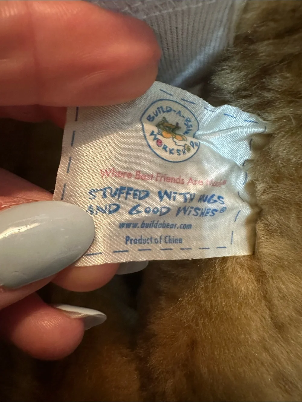 Vintage Build-A-Bear Butterscotch Plush Teddy Bear